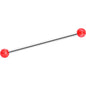 14G Color Acrylic Ball Industrial Barbell 38mm