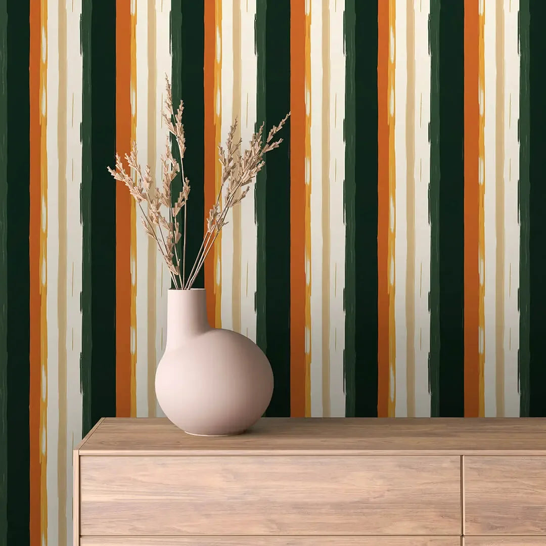 Artisan Grove Stripe Wallpaper