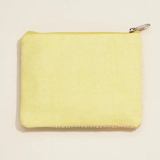 Beaded Flamingo Coin Purse – Tropical Embellished Zip Pouch