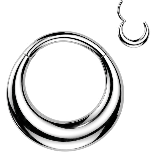 16G 3/8 Simplicity Thick Precision Hinged Segment Ring