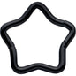 16G 5/16 Black Star Shaped Hinged Segment Ring