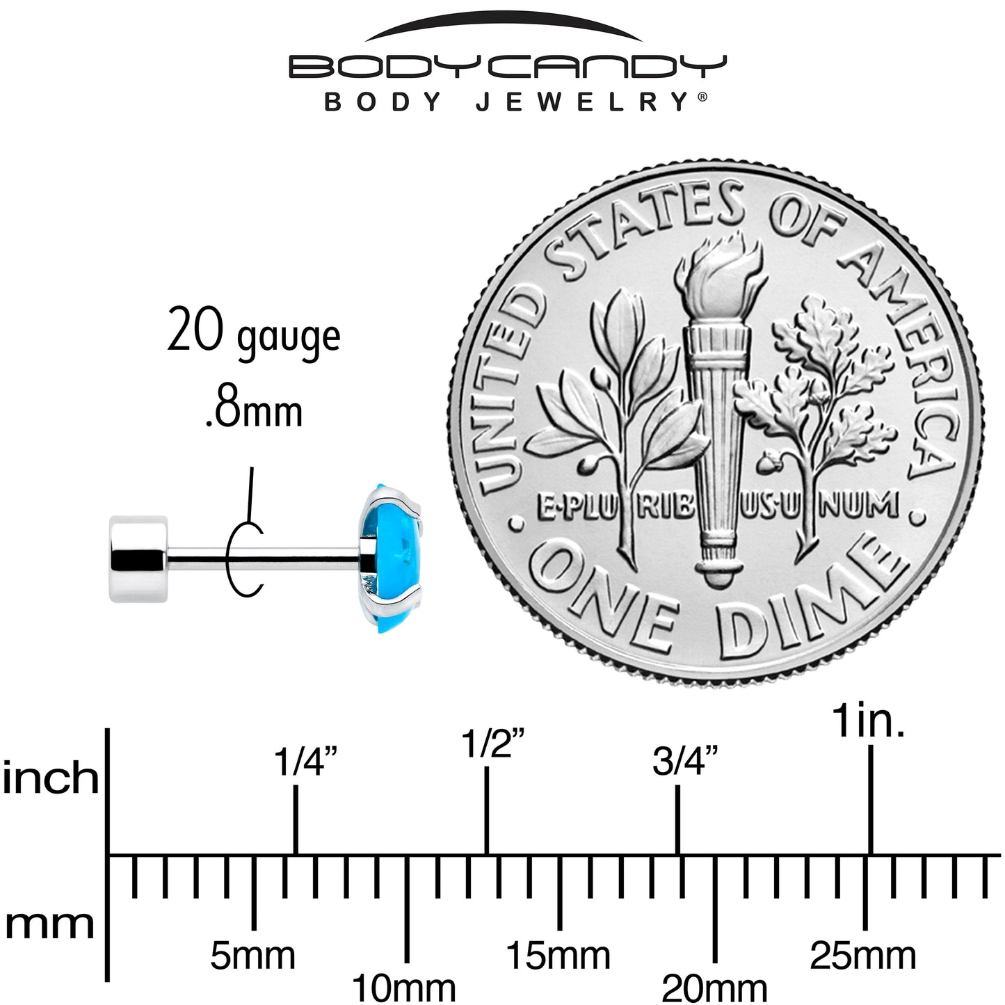 Blue Synthetic Opal Flat Back Stud Earrings - 3 Pairs