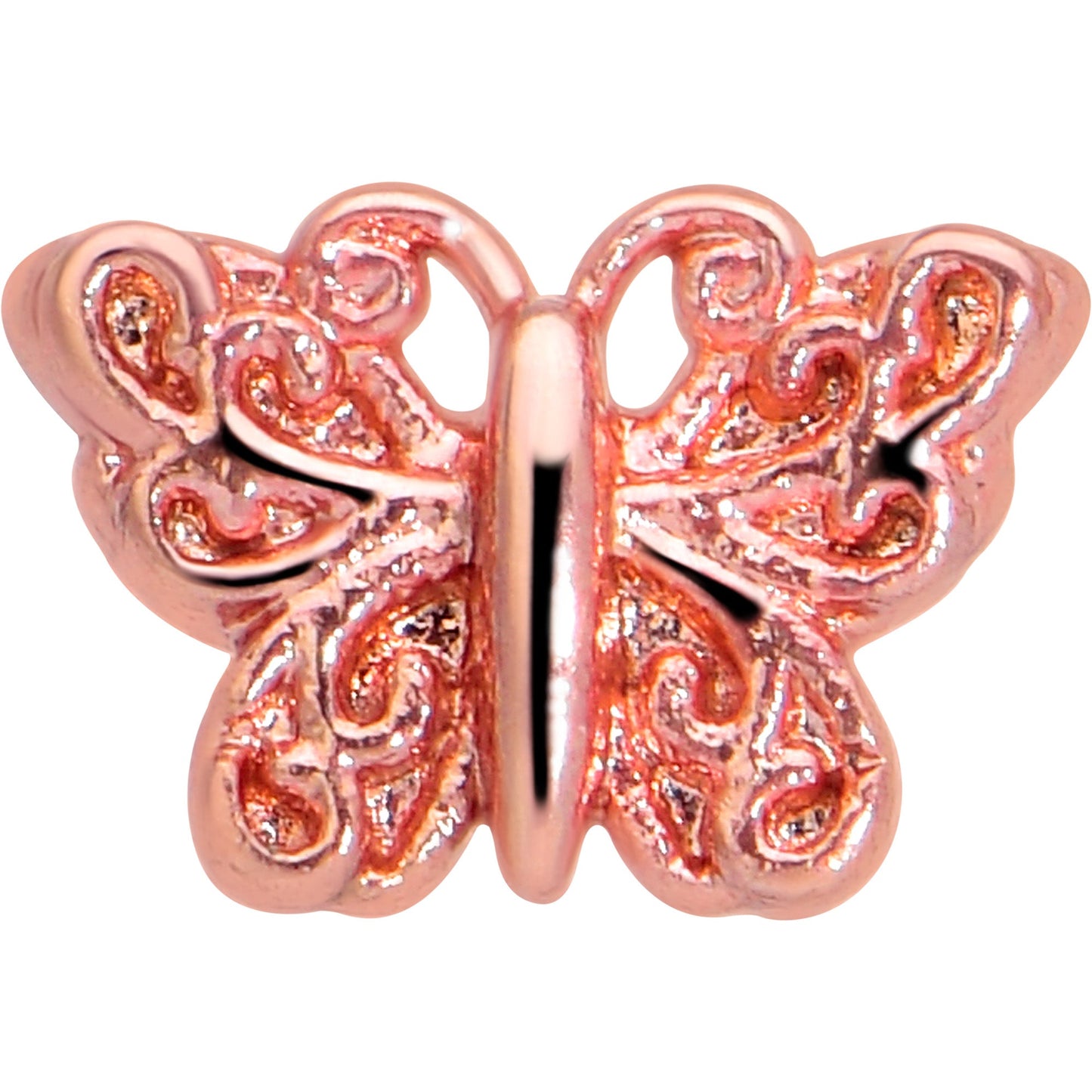 20G 7mm Butterfly Classic L Shape Nose Ring