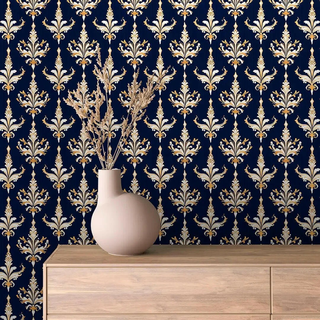 Royal Midnight Gilded Flourish