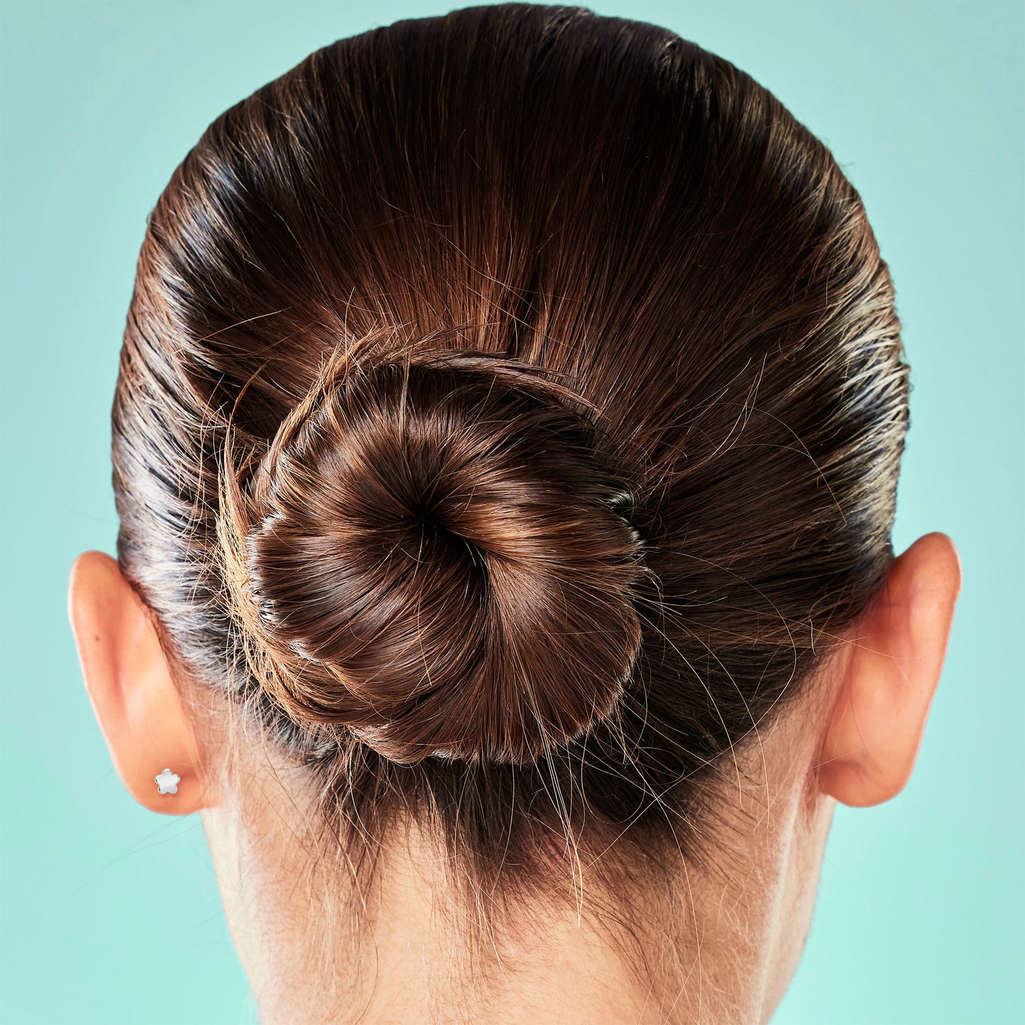 18G Titanium Flat Back Earring Threadless Reversible Heart