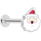 Christmas Flat Back Earring - Santa Claus