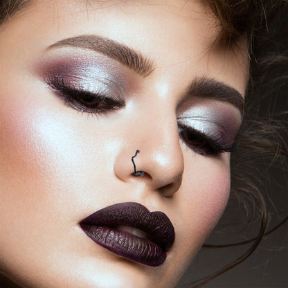 20G Seamless Hollow Star Nose Hoop Surgical Steel