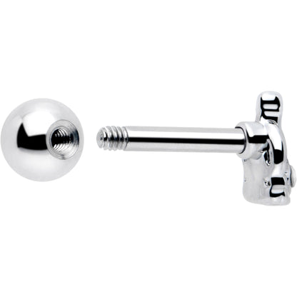 16G 1/4 Clear Gem Champagne Dreams Cartilage Tragus Earring