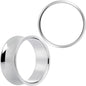 Hand Polished Thick Double Flare Tunnel Plug Set 6mm to 25mm