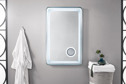 Essential 28" LED Mirror, Brushed Nickel