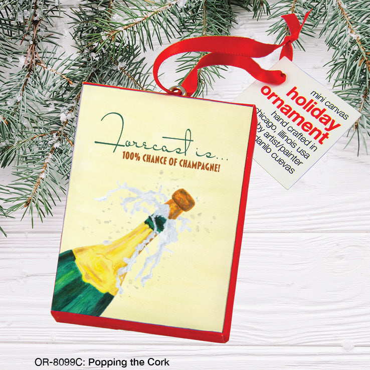 Popping the Cork, Ornament (OR-8099C)