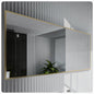 Eviva Gold Gold Metal Framed Mirror