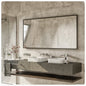 Eviva Black Black Metal Framed Mirror