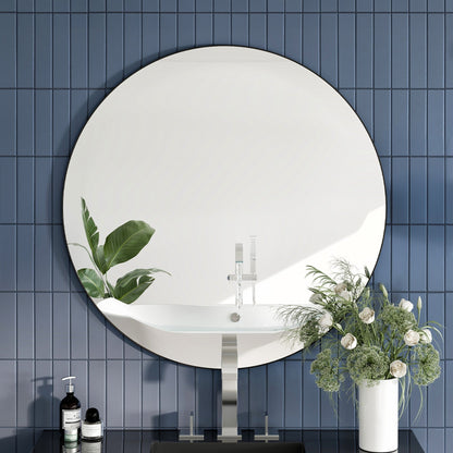 Eviva Round 32" x 32" Circle/Round Frameless Mirror