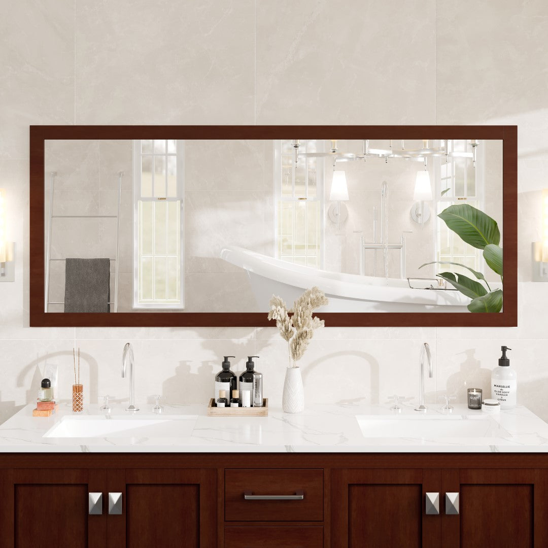 Eviva New York Wooden Framed Mirror