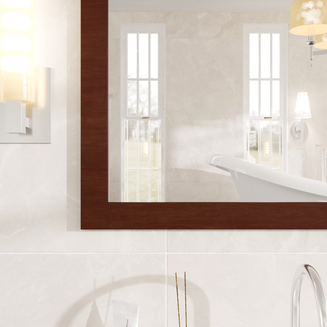Eviva New York Wooden Framed Mirror