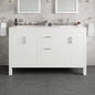 Eviva Cambridge 24 in. Gray Single Sink Bath Vanity with Quartz Top and Undermount Porcelain Sink (24"-60")