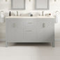 Eviva Cambridge 24 in. Gray Single Sink Bath Vanity with Quartz Top and Undermount Porcelain Sink (24"-60")