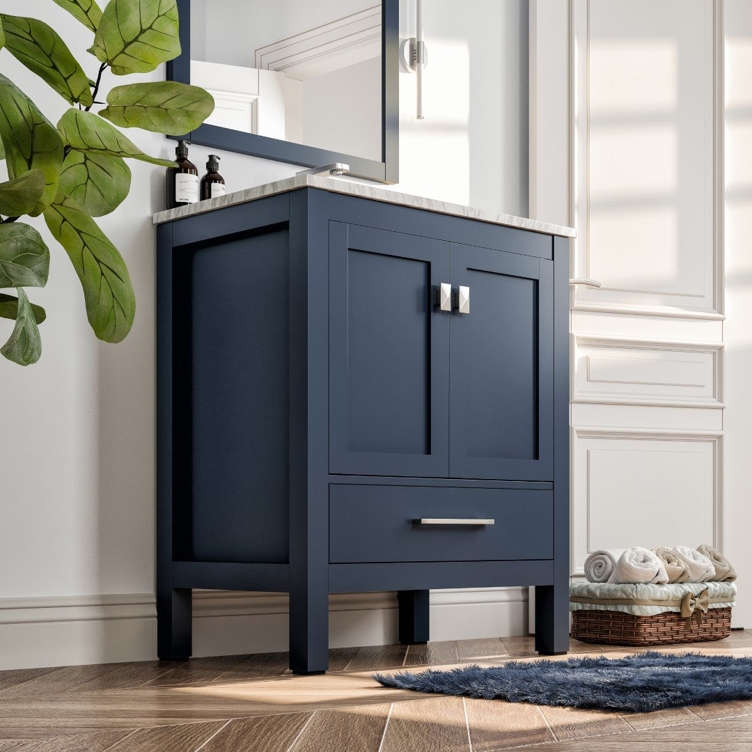 Eviva Aberdeen Bath Vanity with Counter Top and Undermount Porcelain Sink (24"-96")