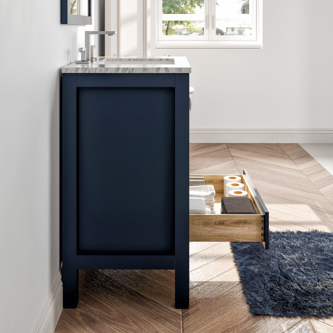 Eviva Aberdeen Bath Vanity with Counter Top and Undermount Porcelain Sink (24"-96")