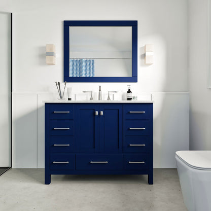 Eviva Aberdeen Bath Vanity with Counter Top and Undermount Porcelain Sink (24"-96")