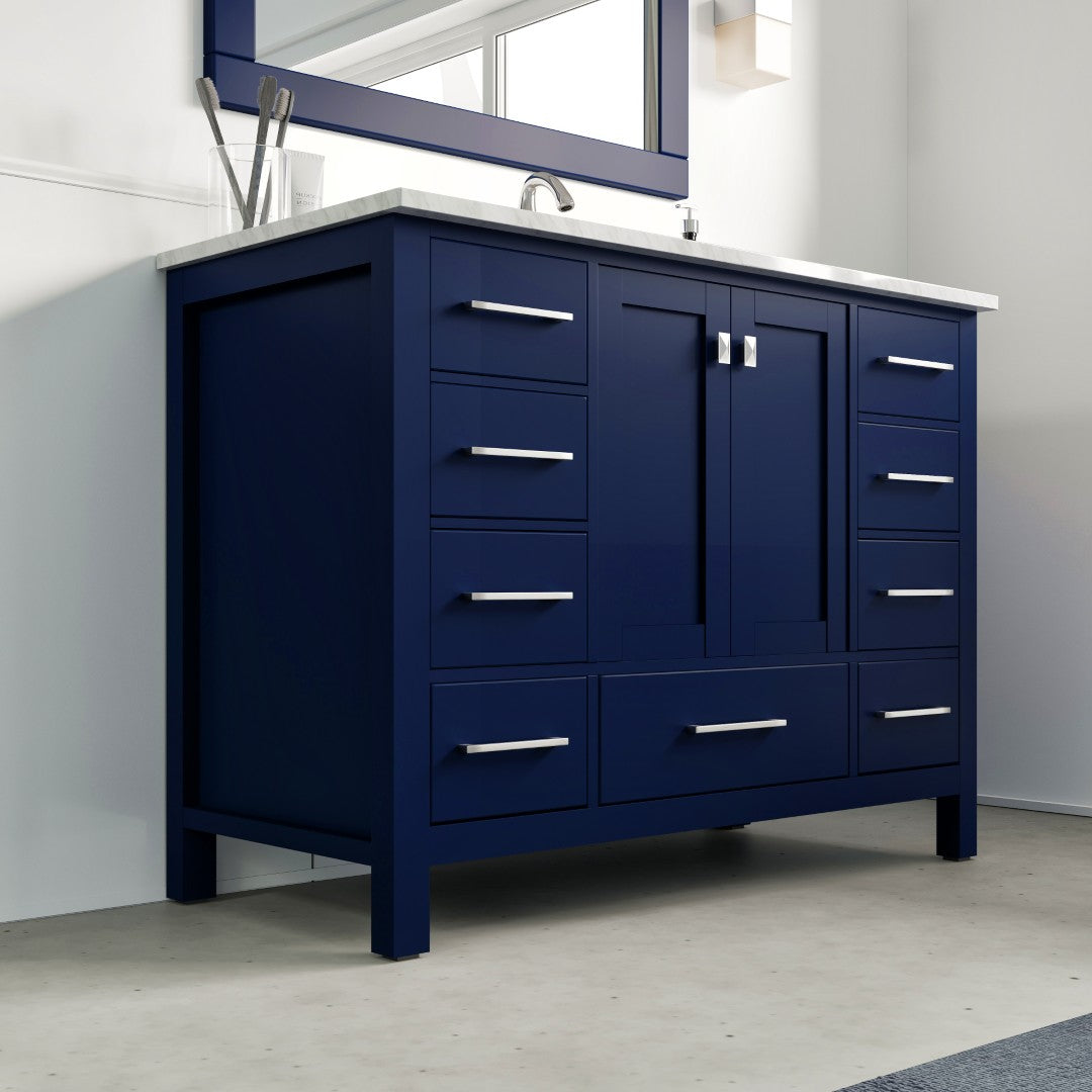 Eviva Aberdeen Bath Vanity with Counter Top and Undermount Porcelain Sink (24"-96")
