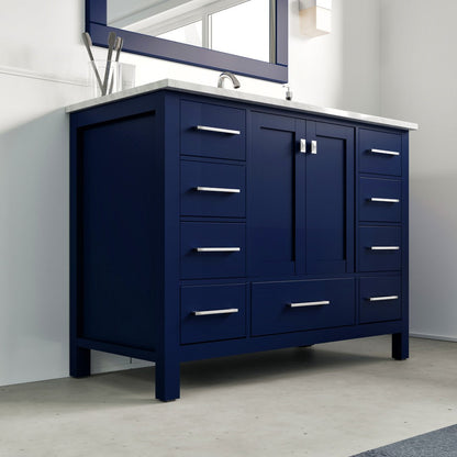 Eviva Aberdeen Bath Vanity with Counter Top and Undermount Porcelain Sink (24"-96")