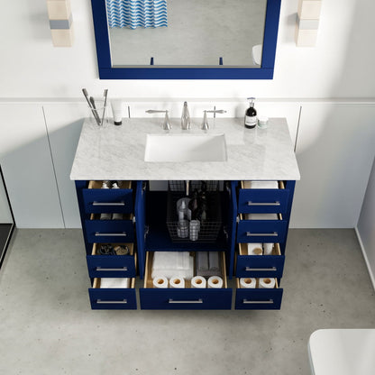 Eviva Aberdeen Bath Vanity with Counter Top and Undermount Porcelain Sink (24"-96")