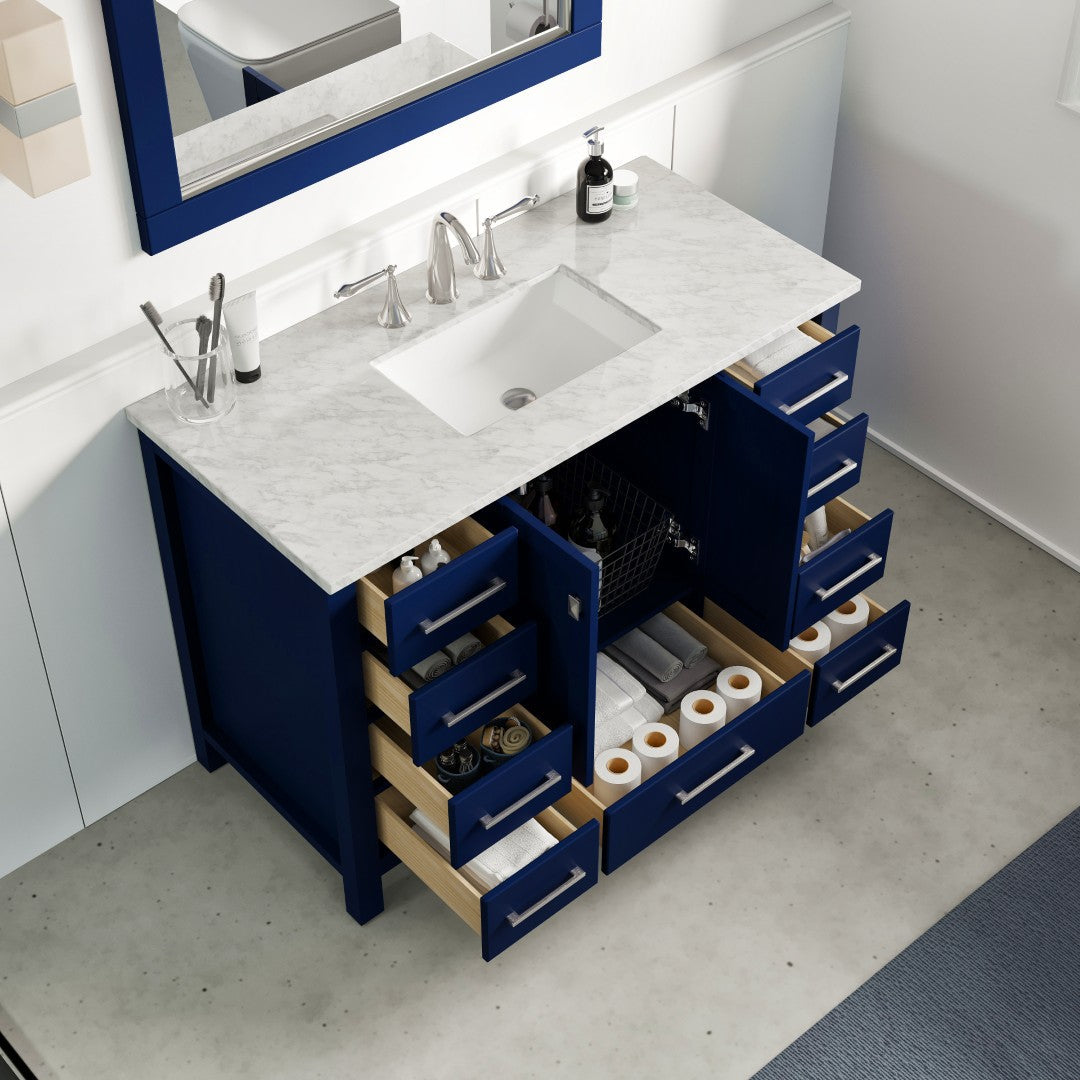 Eviva Aberdeen Bath Vanity with Counter Top and Undermount Porcelain Sink (24"-96")