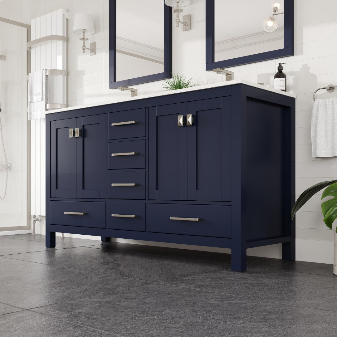 Eviva Aberdeen Bath Vanity with Counter Top and Undermount Porcelain Sink (24"-96")