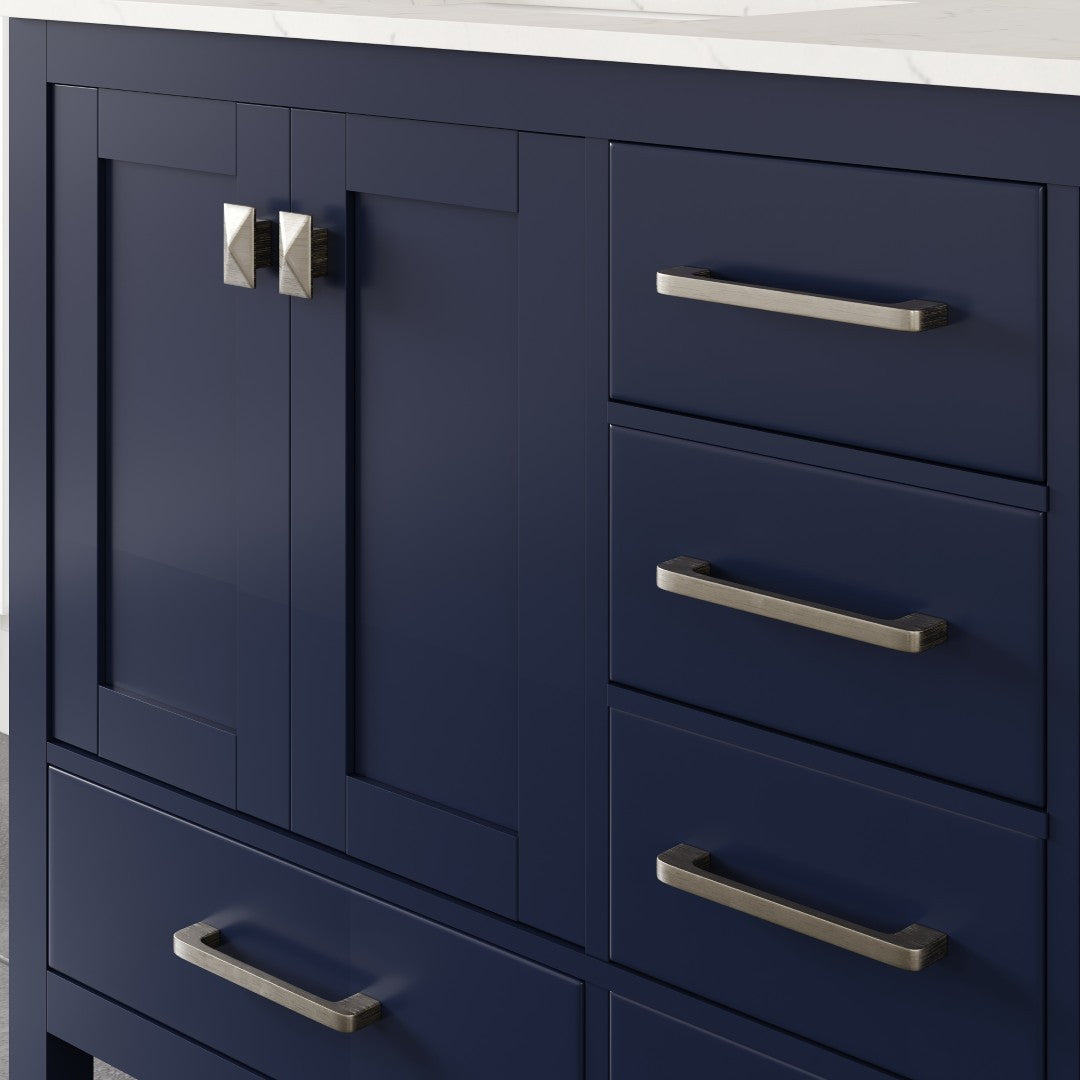 Eviva Aberdeen Bath Vanity with Counter Top and Undermount Porcelain Sink (24"-96")