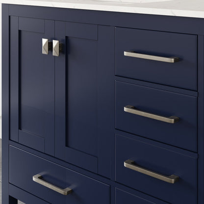Eviva Aberdeen Bath Vanity with Counter Top and Undermount Porcelain Sink (24"-96")