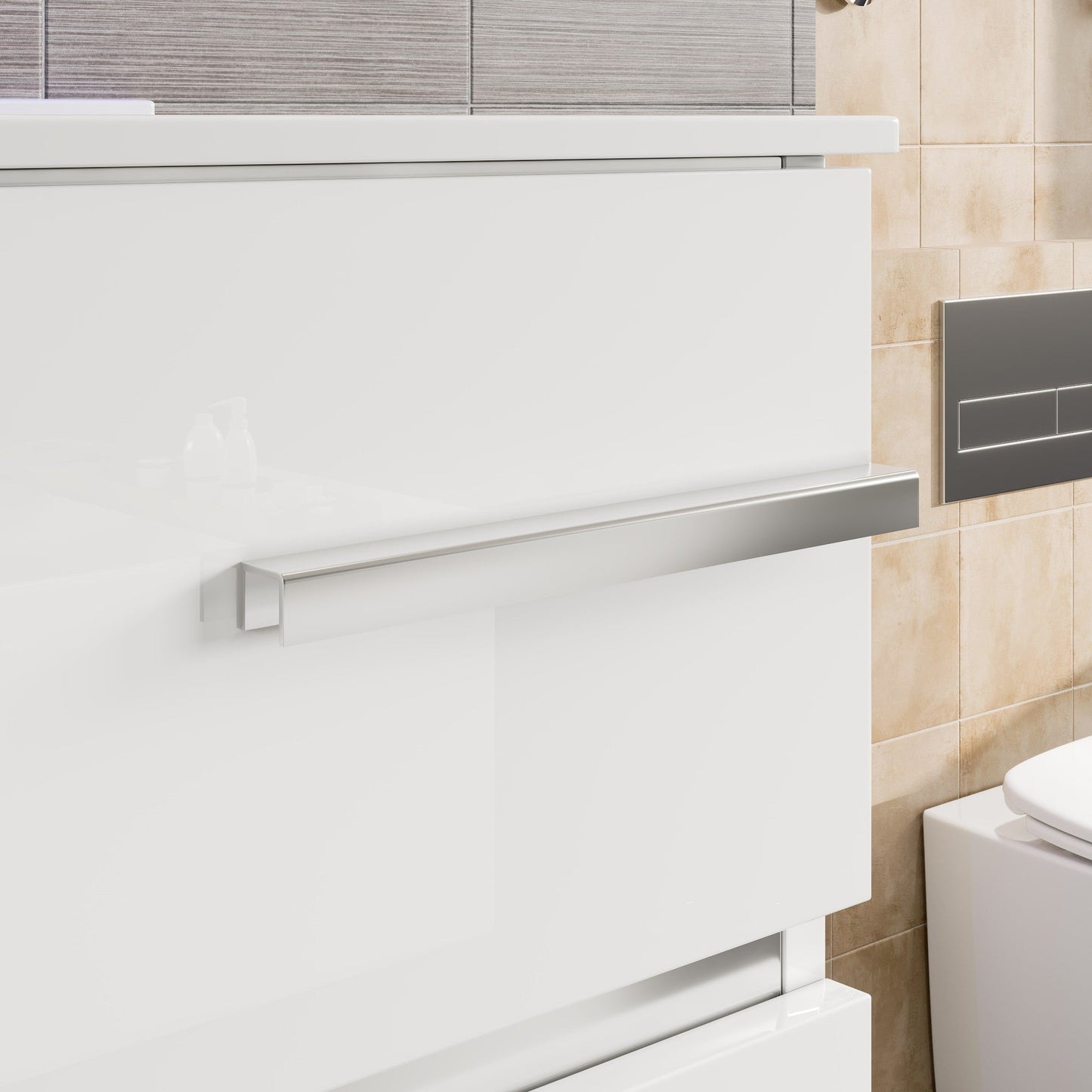 Eviva Deluxe Bath Vanity with Porcelain Top and Integrated Sink (20"-32")