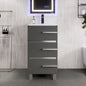 Eviva Deluxe Bath Vanity with Porcelain Top and Integrated Sink (20"-32")