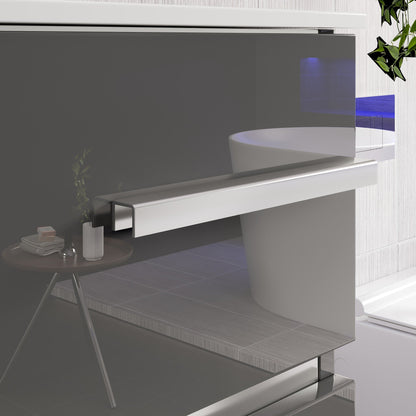 Eviva Deluxe Bath Vanity with Porcelain Top and Integrated Sink (20"-32")