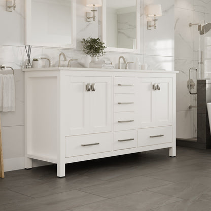 Eviva Aberdeen Bath Vanity with Counter Top and Undermount Porcelain Sink (24"-96")