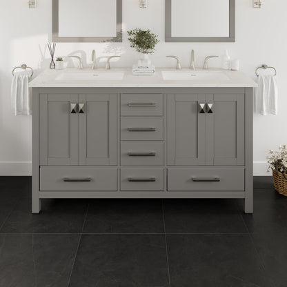 Eviva Aberdeen Bath Vanity with Counter Top and Undermount Porcelain Sink (24"-96")
