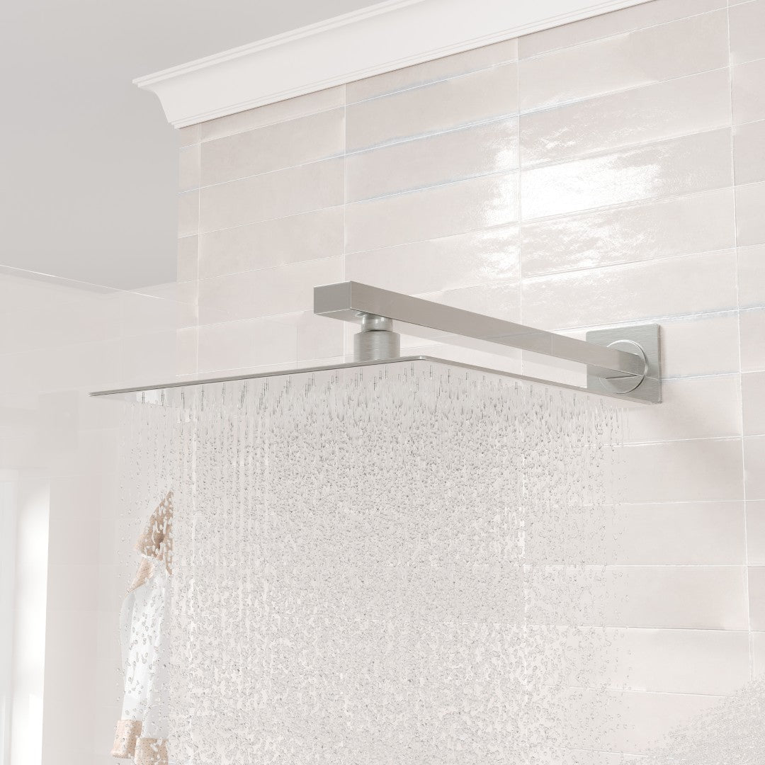 Eviva Edge Shower System with Slide Bar Hand-Shower and Thermostatic Valve