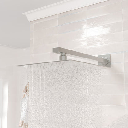 Eviva Edge Shower System with Slide Bar Hand-Shower and Thermostatic Valve