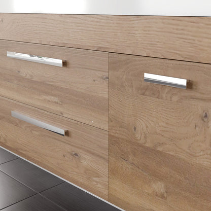 Eviva Lugano Bath Vanity with Acrylic Top and Integrated Sink (24"-84")