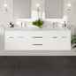 Eviva Lugano Bath Vanity with Acrylic Top and Integrated Sink (24"-84")