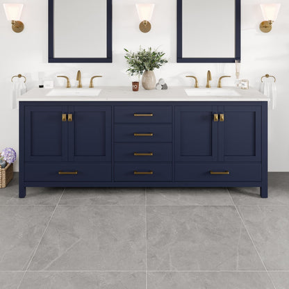 Eviva Aberdeen Bath Vanity with Counter Top and Undermount Porcelain Sink (24"-96")