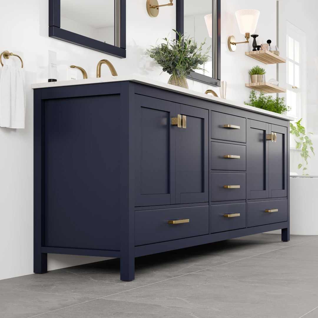 Eviva Aberdeen Bath Vanity with Counter Top and Undermount Porcelain Sink (24"-96")