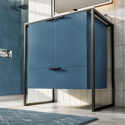 Eviva Onyx Wall Mount Bath Vanity with Solid Surface Top and Integrated Sink (26"-48")