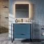 Eviva Onyx Wall Mount Bath Vanity with Solid Surface Top and Integrated Sink (26"-48")