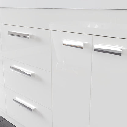 Eviva Lugano Bath Vanity with Acrylic Top and Integrated Sink (24"-84")