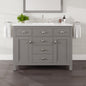 Eviva Artemis Bath Vanity with Engineered Stone Top & Undermount Porcelain Sink (42"-72")