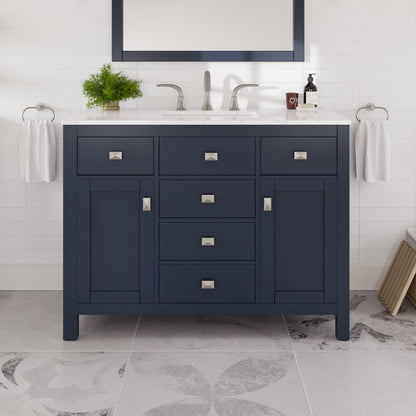 Eviva Artemis Bath Vanity with Engineered Stone Top & Undermount Porcelain Sink (42"-72")