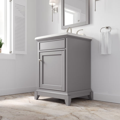 Eviva Elite Stamford Bath Vanity with Counter Top and Undermount Porcelain Sink (24"-72")