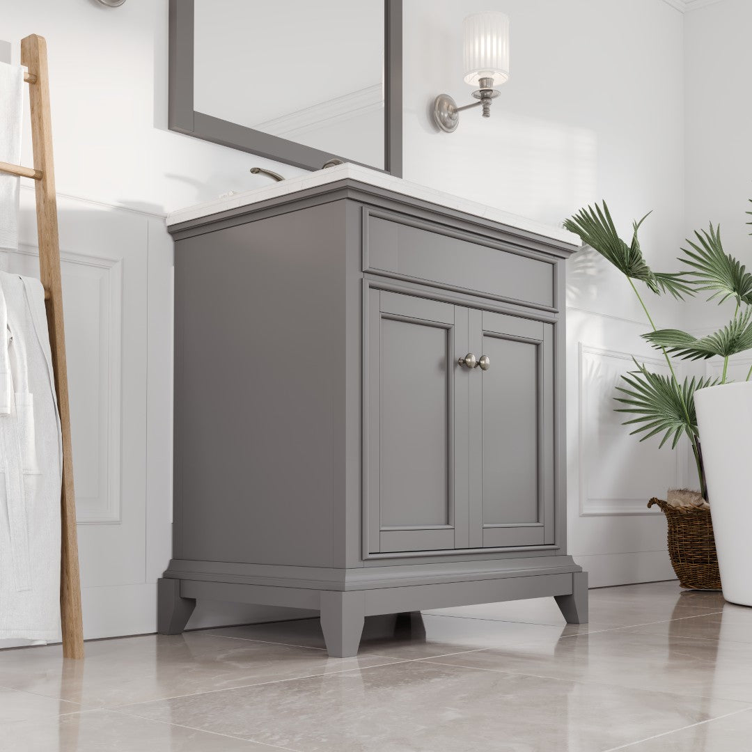 Eviva Elite Stamford Bath Vanity with Counter Top and Undermount Porcelain Sink (24"-72")